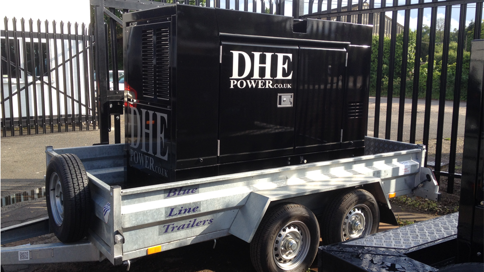 Nottinghamshire Stage Hire 60KVA Generator